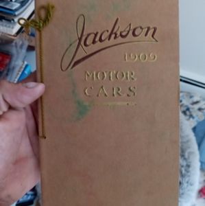 Extremely rare 1909 Jackson motor cars brochure